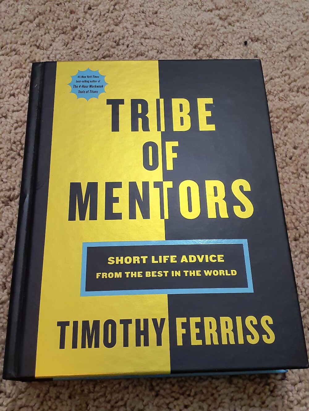 Tribe of Mentors Book by Ferriss, Timothy - Hardcover
